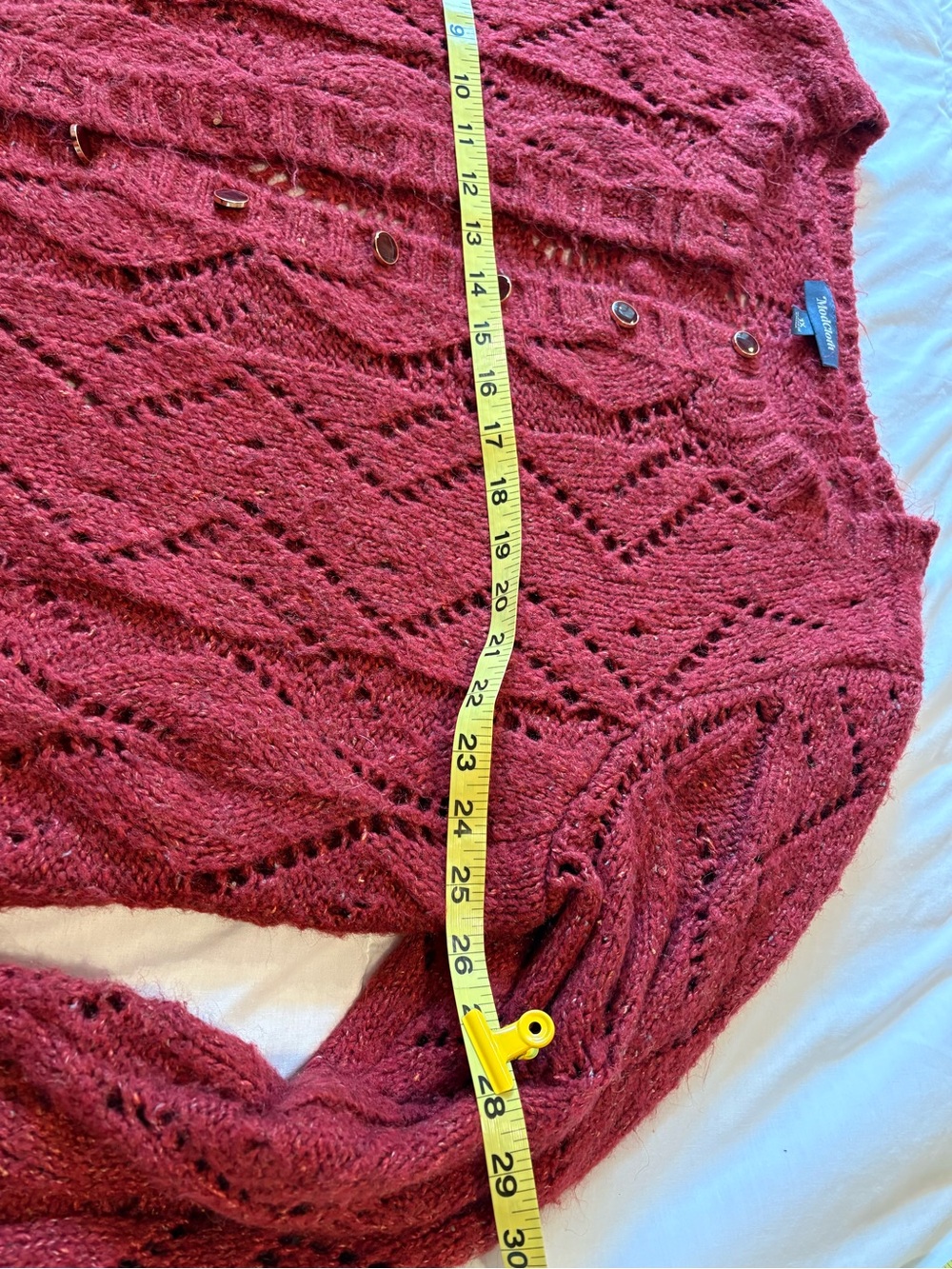 ModCloth Fuzzy Button-Front Cardigan - Picture 4 of 6